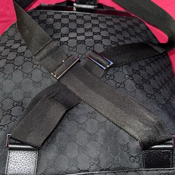 Gucci signature GG large Jackie backpack rucksack travel bag school bag - Picture 9 of 16